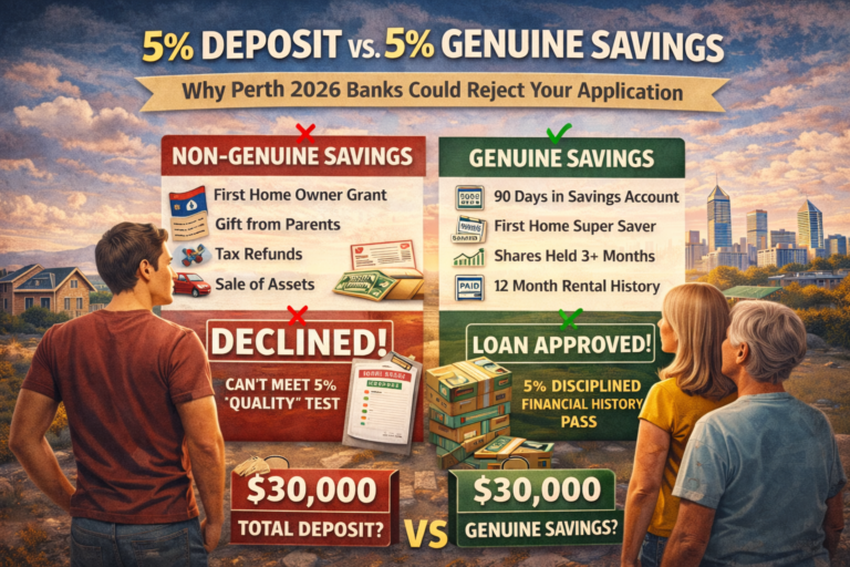 5% genuine savings for first-time home buyers in Perth 2026