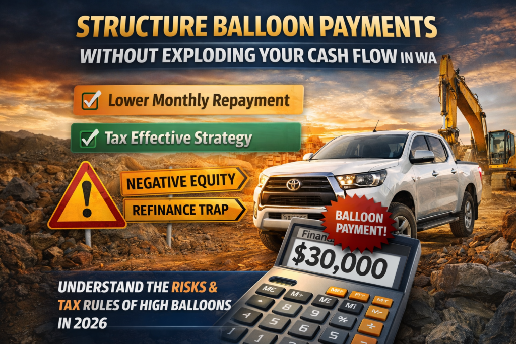 How to structure your asset loan for cash flow