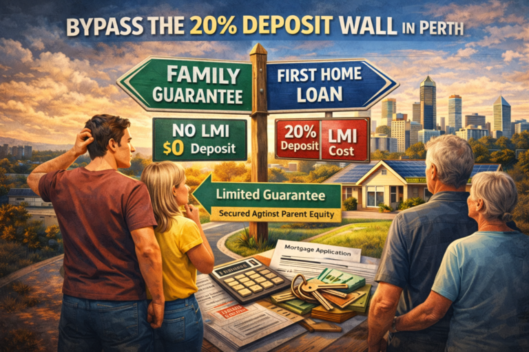 Family Guarantee home loan option in Perth bypassing 20% deposit and LMI in 2026.